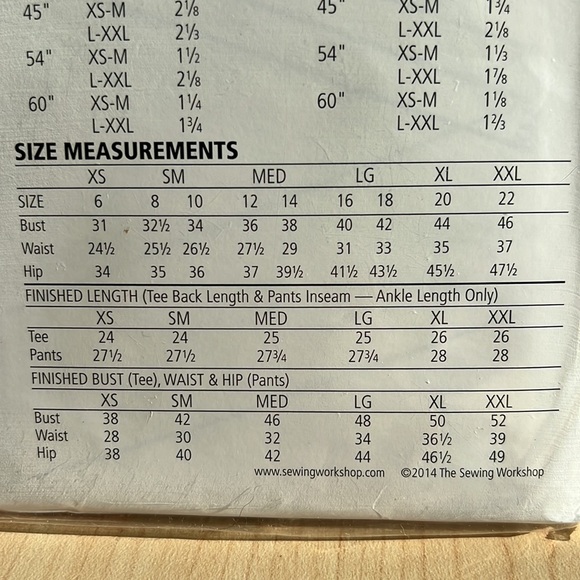 The Sewing workshop Helix Tee & Pants uncut factory fold - Picture 5 of 6